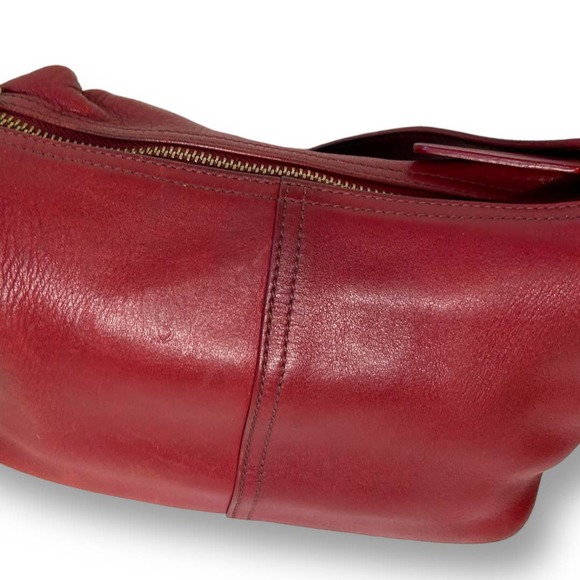 SOLD NOT FOR SALEVintage COACH | Legacy Red Leather Demi Shoulder Bag | 9596 EUC - Picture 11 of 15